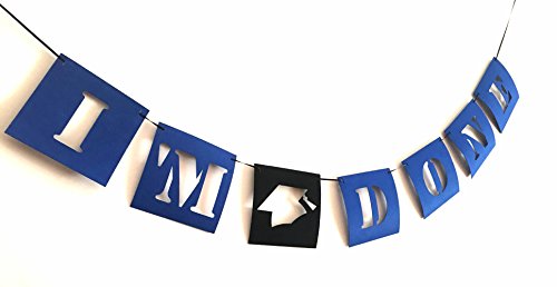 Alemon Grad Cap. Guirnalda de Fotos, 2018, decoración de Fiesta de graduación