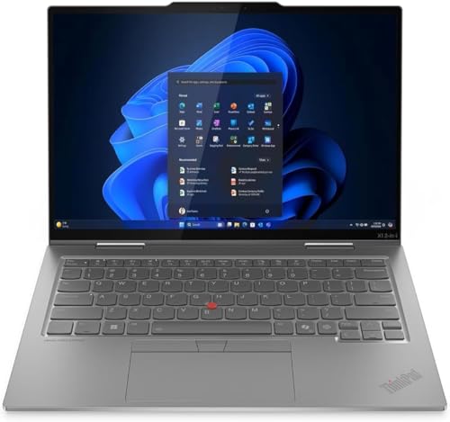 Image of Lenovo ThinkPad X1 2-in-1 Gen 10 Aura Edition Laptop with Intel Core Ultra 7 255U Processor, 14 inch WUXGA Touchscreen Display, 16GB LPDDR5X-8400MT /s, 1TB SSD, FHD Cam, and Win 11 Pro