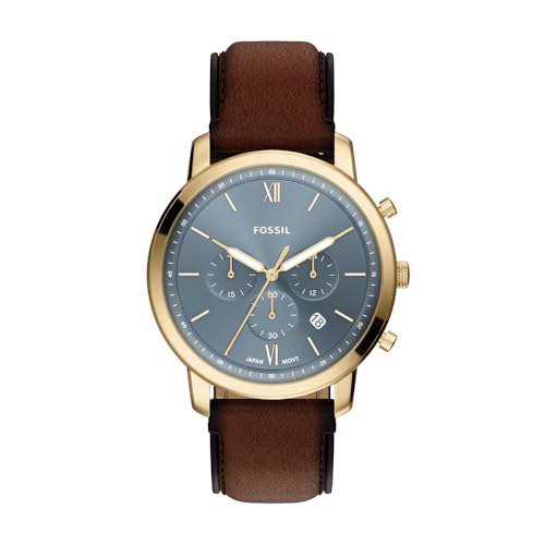 Image of Fossil Neutra Brown Quartz Leather Watch FS6162