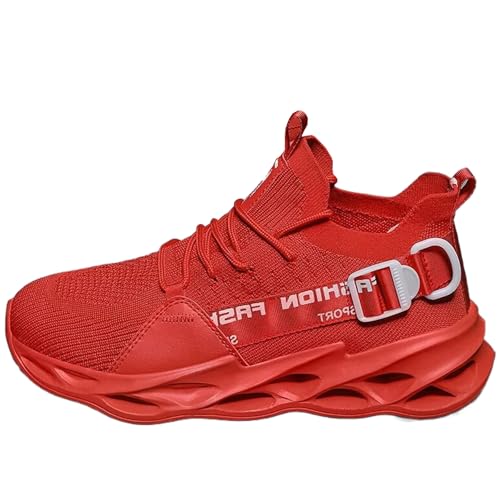 Turnschuhe Herren Damen Sportschuhe Laufschuhe Atmungsaktiv Leichtewichts rutschfeste Gym Fitness Schuhe Fashion Luftpolster SneakerG133 Red 39 Turnschuhe Herren Damen Sportschuhe Laufschuhe Atmungsaktiv Leichtewichts rutschfeste Gym Fitness Schuhe Fashion Luftpolster SneakerG133 Red 39