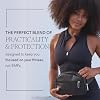 HigherDOSE EMF Blocking Black Fanny Pack - Vegan Leather Waist Bag for Women & Men - Shields Against Harmful Electromagnetic Waves - Includes Crossbody Strap & Adjustable Waistband