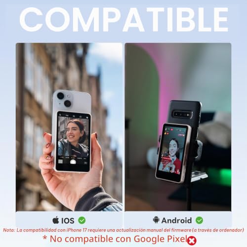 Monitor de vlog magnético SYNCO XView M4 para encuadrar selfies con cámara trasera 2