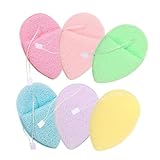6Pcs Water Drop Shape Face Sponges for Gentle Cleansing and Exfoliating Face Wash Pads for All Skin Types