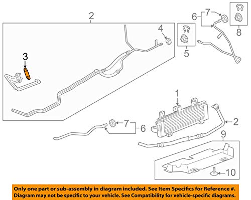 Shake and/or Shudder During Light Throttle Acceleration Between 25 and 80 MPH (40 and 128 KM/H) at Steady Speed - 2015-2019 Cadillac Chevrolet GMC 13 GM 23135703 SEAL-TRANS FLUID CLR PIPE FTG