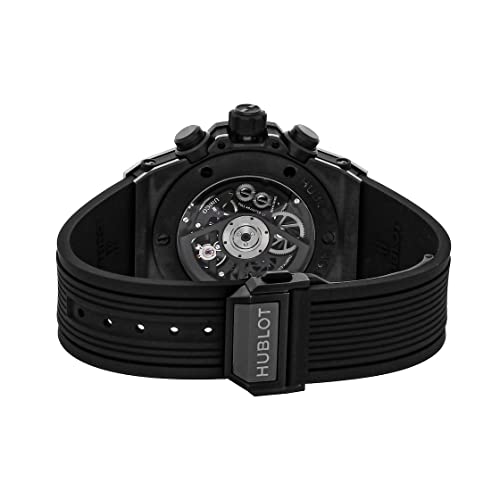 Hublot Big Bang Unico Magic Automatic Gold Skeleton Dial Black Rubber Mens Watch 411CM1138RX4