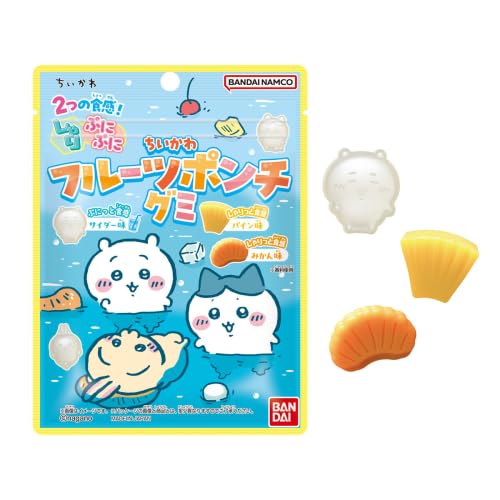 ちいかわ Amazon | バンダイ(BANDAI) ちいかわ フルーツポンチグミ 38g×10個