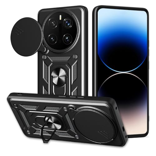 Coque noire pour Honor Magic 7 Pro 5G avec protection d'objectif photo intégrée PTP-AN10