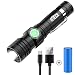 Produktbild Hoteck LED Taschenlampe, Zoombar Extrem Hell 1000 Lumen mit 3 Modis Einstellbar, USB Aufladbar Taschenlampe Wasserdichte Taschenlampen für Kinder, Outdoor Camping