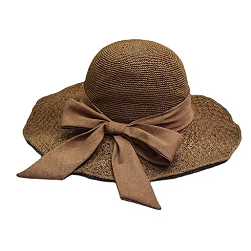 Chapeau à crochet à main respirant anti-UV avec un très large bord souple
