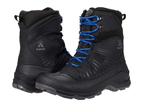 Image of Kamik Iceland Men's Snow Boots, Waterproof Seam-Sealed Leather & Rubber Shell, HEAT-MX Insulation, Fleece Lining, Winter Traction