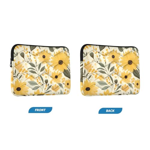 Funda para portátil de 13-14 pulgadas con diseño girasol miniatura 2