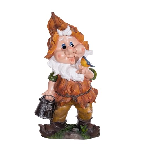 Birendy Zwerg Mit Giesskanne Gartenzwerg 55cm Gartenfigur Dekozwerg