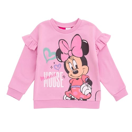 Image of Disney Girls Fleece Sweatshirt and Jogger Pants Outfit Set Newborn to Big Kid Sizes (Newborn - 14-16)