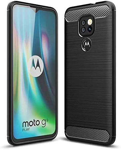 Image of Basic Case for Moto G9, G9 Play (Carbon Fibre Black)