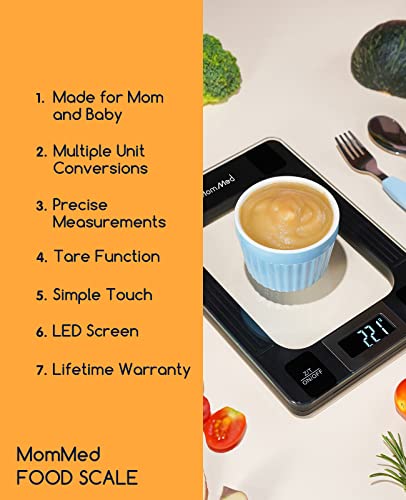 Kitchen Scale, Food Scale Digital Weight Grams, Ounces And Other Units, Digital Food Scale Specially Designed For Pregnant Women And Mothers, 15Kg Large Range Kitchen Scale To Meet All Your Needs #TOP5