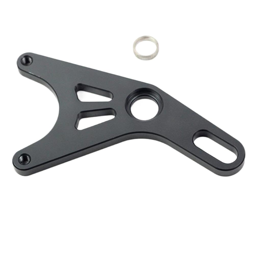 Tvhpwhcka Titanium Motorcycle Rear Brake Caliper Bracket Adapter 84Mm For 220Mm Disc Compatible With Msx125 Monkey M3 M5 Scooter(Titanium)