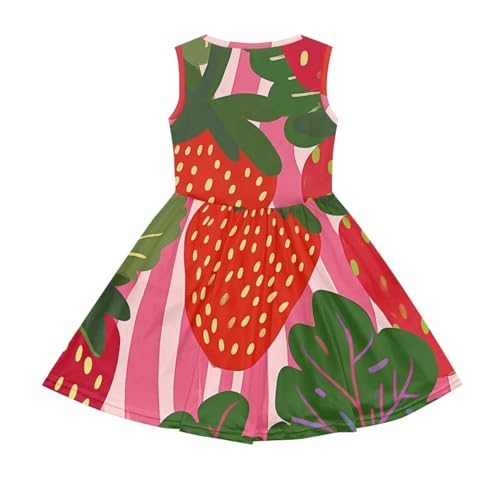 Sleeveless Loose Summer Mini Floral Dress for Girls Swing Cute Sundress with Pocket2