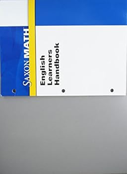 Paperback Saxon Math: English Learners Handbook Book