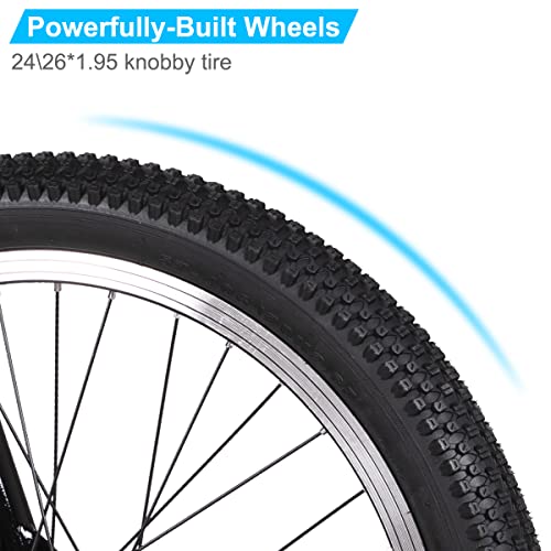 Hiland 24 Inch Bmx Bike Beginner-Level To Advanced Riders With 2 Pegs Steel Frame Blue #TOP3