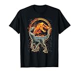 Jurassic World Two Blue Raptor Magma Icon Graphic T-Shirt