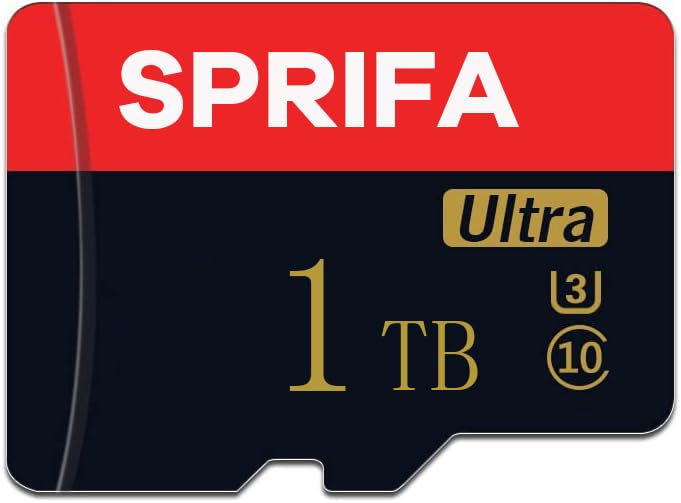 Micro card TF Card 1024GB Memory Card Compatible High Speed for 4K UHD Video A1 U3 C10 Micro XC Card with Adapter