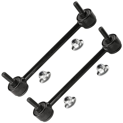 Image of Detroit Axle - RWD Rear Shock Absorbers Sway Bar End Links Replacement for 2017 2018 Ford F-350 Super Duty Cab & Chassis - 4pc Set