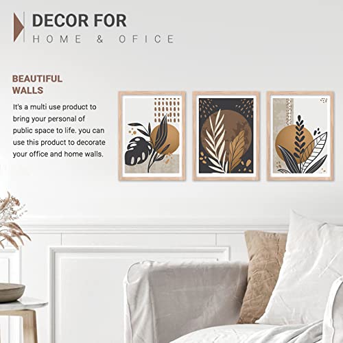 Image of kotart Modern Wall Art Framed Painting for Wall Decoration - Wall Painting for Living Room, Bedroom - Big Size Wall Painting for Wall Decor (Multi, Framed) Set of 3 (Medium, Painting 06)