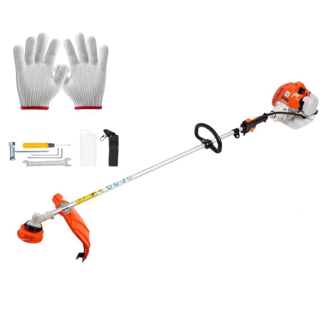 Decespugliatore Tagliabordi 52cc a Scoppio Motore 2 Tempi Multifunzione 2000W Benzina