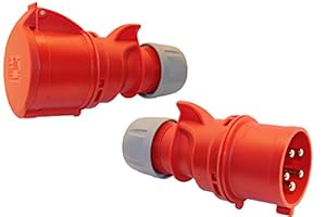 PCE CEE Kupplung und Stecker Set 16A
