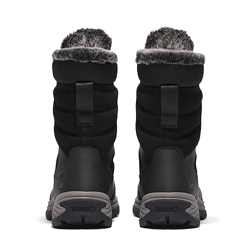 Timberland Timberland Women's White Ledge Mid Insulated Waterproof Hiking Boot, Black Full-Grain, 6 Medium