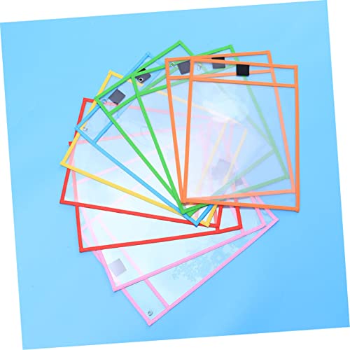 Pochettes effaçables réutilisables 8 pièces pour documents