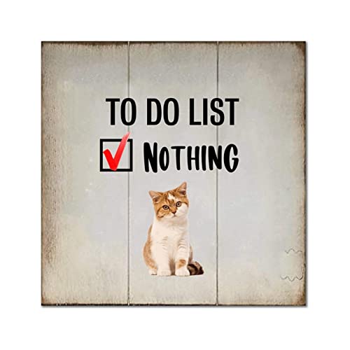 Panneau bois To Do List Nothing Shetland Sheepdog décoration salon
