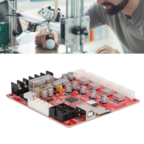 Anet A8 PLUS 3D-Drucker-Motherboard, Integrierte Hauptplatine mit USB-Schnittstelle, Gute Wärmeableitung, Unterstützt Ramps 1.4 2004 LCD und 12864 LCD-Steuerplatinen – Bild 6