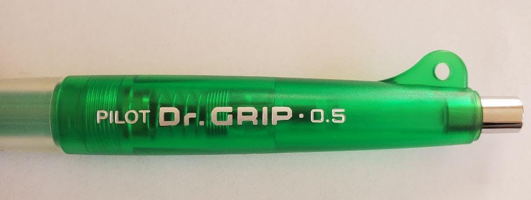 Amazon.co.jp: ドクターグリップ 30周年 シャーペン 透明グリーン 緑