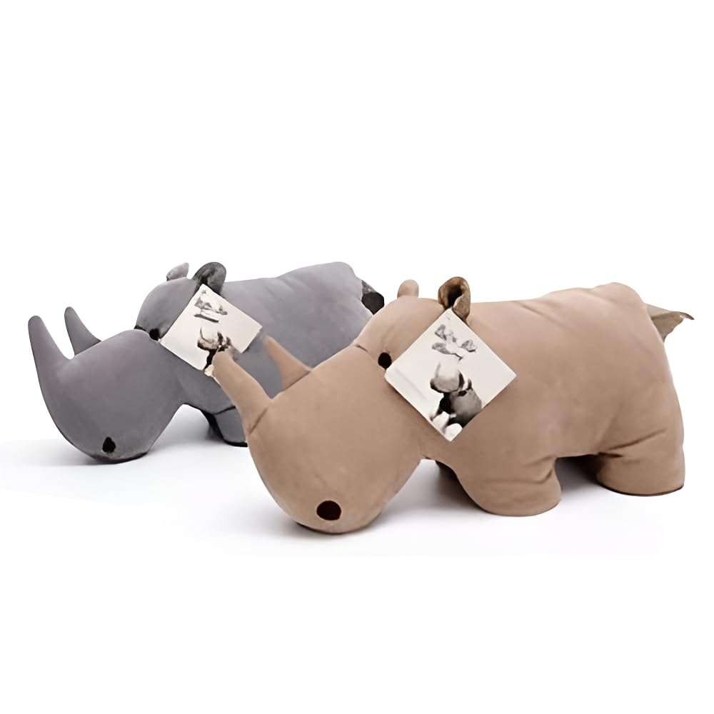Concept4u Rhino Doorstop Door Wedge Stoppers Stop Animal Indoor For All Type Of Surfaces Floor Anti Skid & Heavy Duty - | Any Random Color Will Deliver (Assorted)