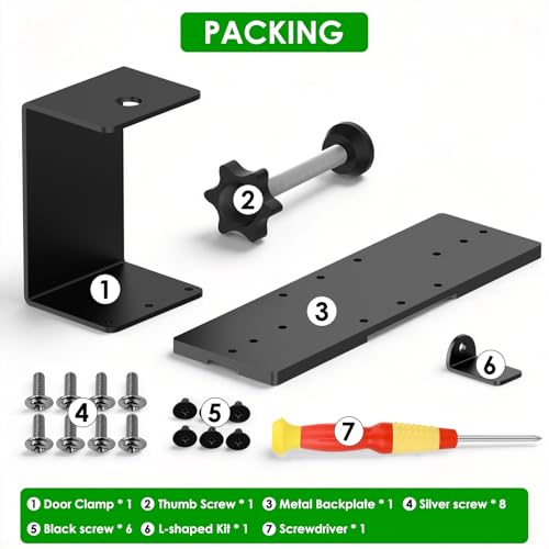 Anti-Theft Doorbell Mount for Tapo Doorbell Camera D210/D225, No Drill Video Doorbell Mount Adjustable Mounting Bracket for Tapo D210, Fully Metal Door Camera Mount for Home Apartment Rentals by wochel - Used condition - Image 8