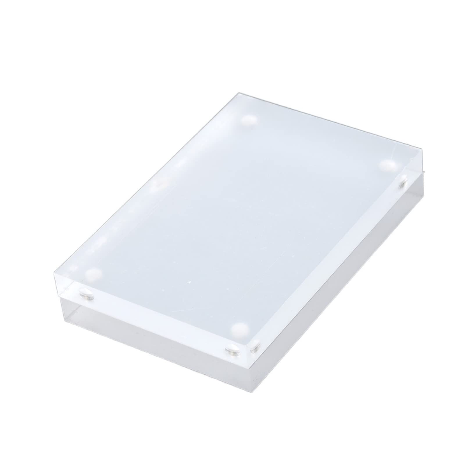 DIY klarer Bilderrahmen, rechteckiger Bilderrahmen, Visitenkartenhalter, Heimdekoration (Size : 6x9cm)
