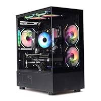 MXZ Intel Core i7 14700KF 5.2GHz,GeForce RTX 5070, Gaming PC 16GB*2 DDR5 6000MHz, M.2 SSD 1T, B760, 6RGB Fans,Windows 11 Pro, Gamer Desktop Computer(I7 14700KF| RTX 5070)