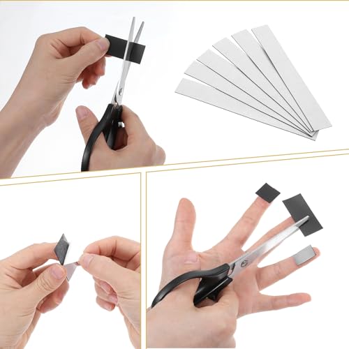 10 Stück Magnetstreifen Selbstklebend Stark, Flache Magnetklebeband, Rechteckiges Magnetband Selbstklebend, Flexible Magnet Klebeband für Whiteboard Organisation, DIY Projekte (15cm×2cm×1mm)