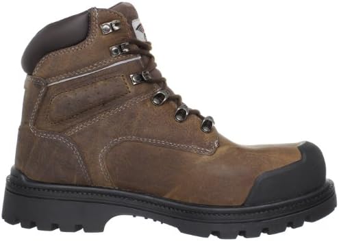Avenger Work Boots mens Men's Steel Toe-m industrial and construction shoes, Brown, 7 US | Image 5