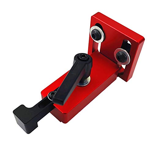 Tope De La Pista De Inglete Para T-Slot T-T Piezas de Automóvil Cortacésped Jardín Decor Rojo