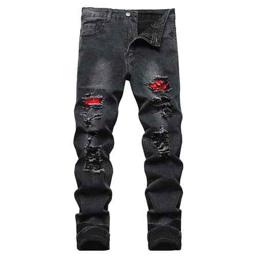 Men's Slim Fit Ripped Jeans