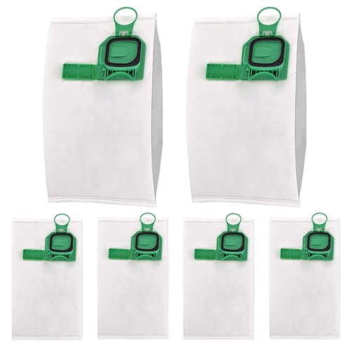 6 Bolsas de Aspiradora Compatibles con Vorwerk Kobold VK140/VK150/FP140/FP150