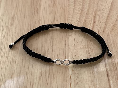 Bracelet symbole infini 925 ajustable pour rompre la distance - 4