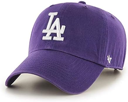 Los Angeles Dodgers Purple Clean Up Adjustable Dad Slouch Cap