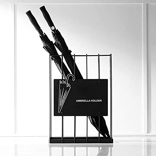 Porte-parapluie métallique CHEWYNP, support de stockage de hall et maison - 4