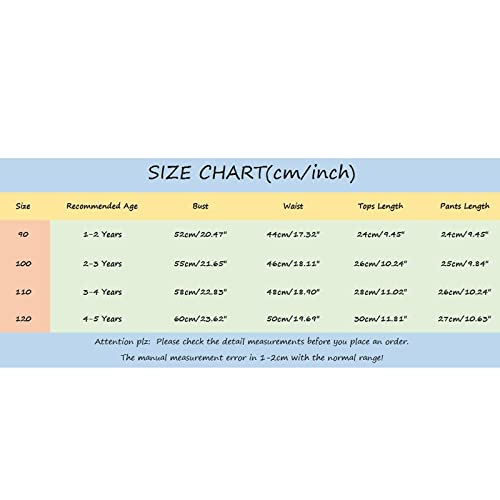 Lykmera Calças curtas de verão com estampa de coelho de desenho animado para meninos e meninas (B, 1