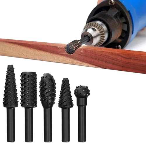 Set de 5 fresas rotativas para metal y madera miniatura 1