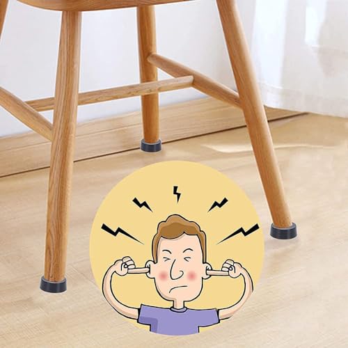 RHQFDM 30 x Rubber Feet Shock Absorber Stopper Rubber Pads with Round Screw to Protect Furniture from Moisture and Scratches on the Floor (25 x 23 x 9 mm) - Image 4