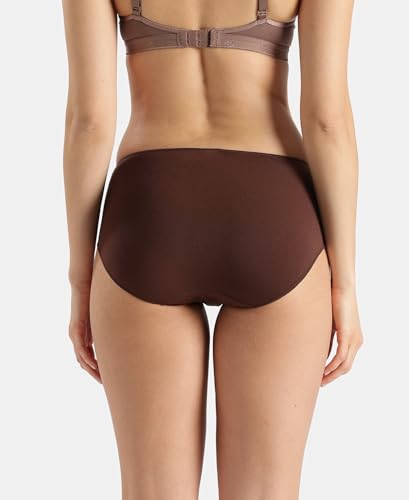 Image of Jockey 1802 Women High Coverage Micro Modal Elastane Stretch Hipster
